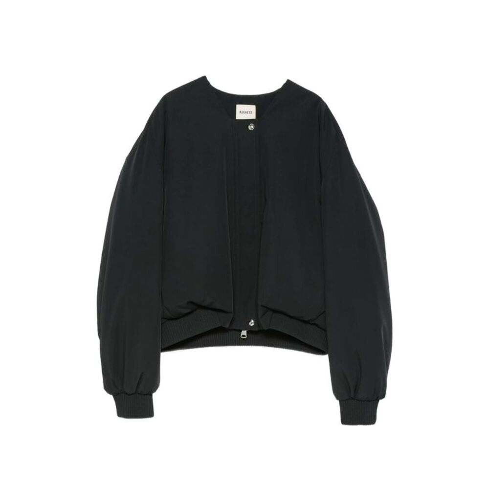 Khaite Black Jackets - Bomber Jackets Women